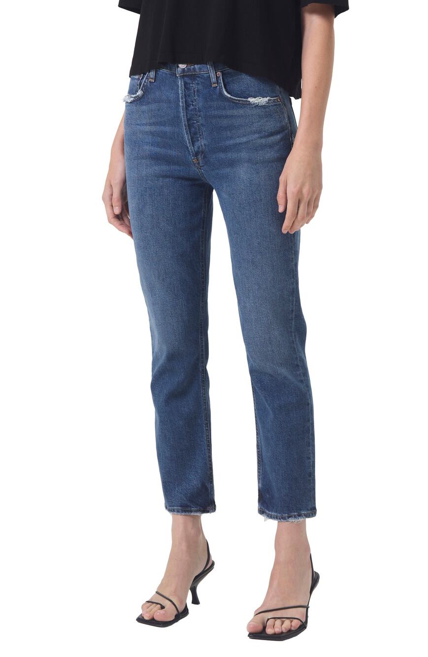 Agolde Classic Blue Riley Denim Jeans Size 23